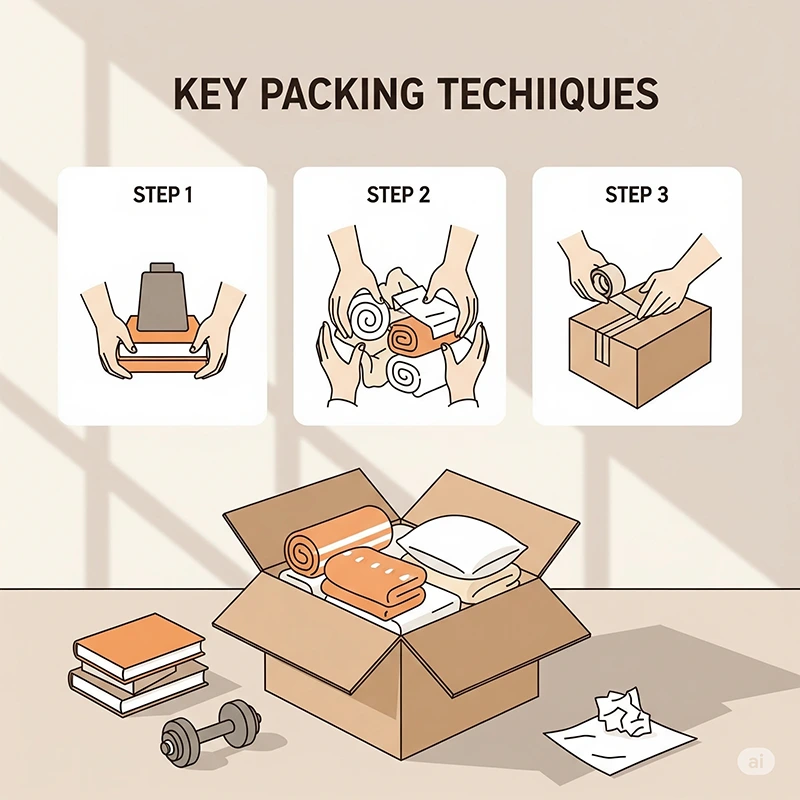 เทคนิคการแพ็คของย้ายบ้าน สำหรบลังกระดาษขนาดใหญ่ อย่างถูกวิธี กล่องขนของ.com